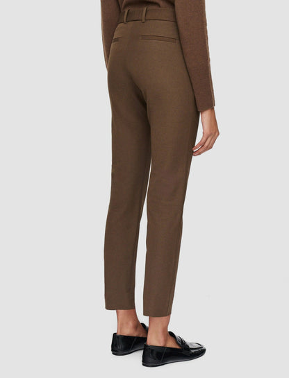 JOSEPH Fashion Women New Eliston Gabardine Stretch Trousers Arabica