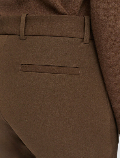 JOSEPH Fashion Women New Eliston Gabardine Stretch Trousers Arabica