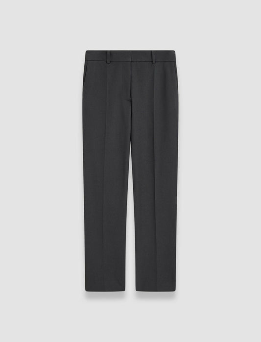 JOSEPH Fashion Women Coleman Gabardine Stretch Trousers Slate