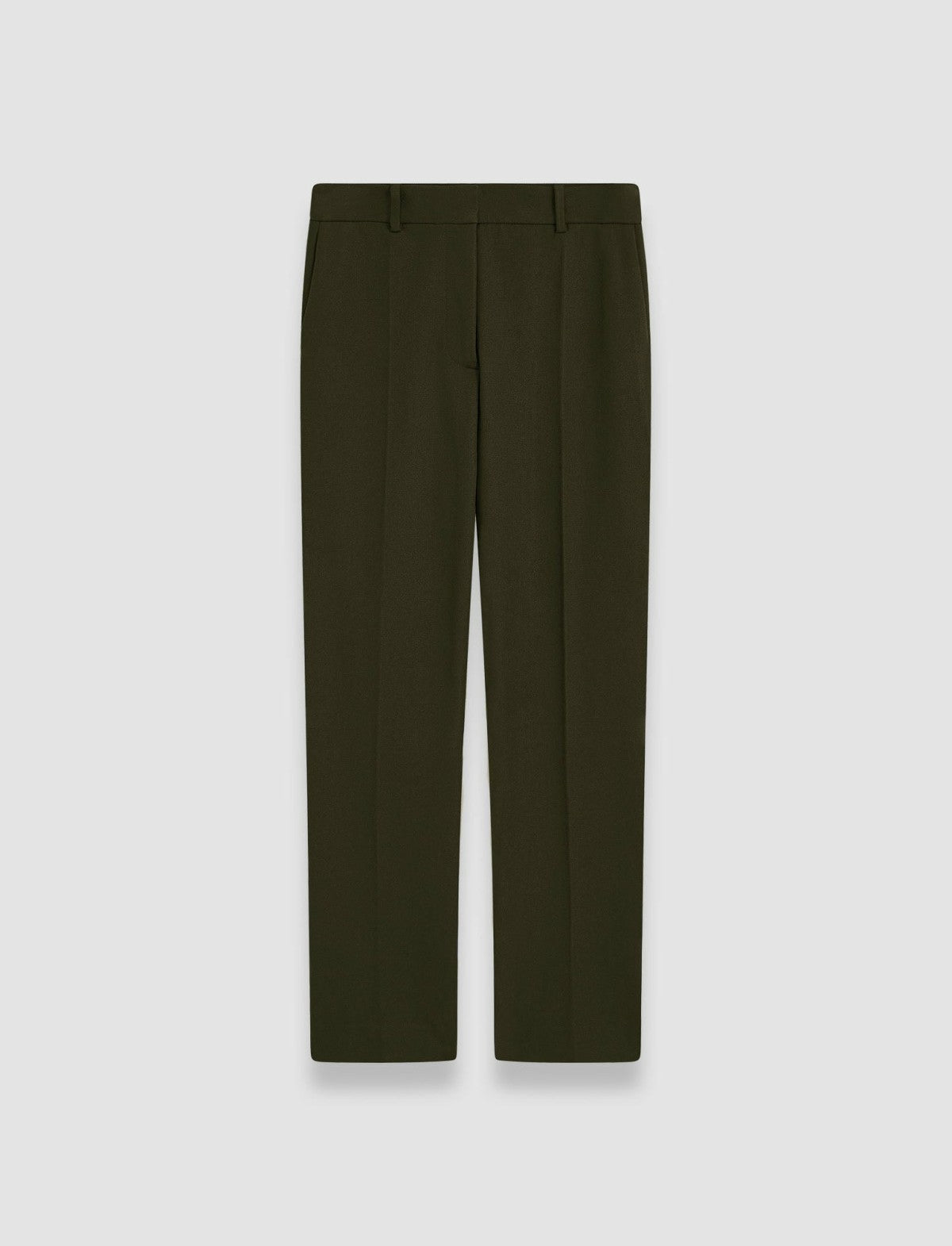 JOSEPH Fashion Women Coleman Gabardine Stretch Trousers Hass Avocado