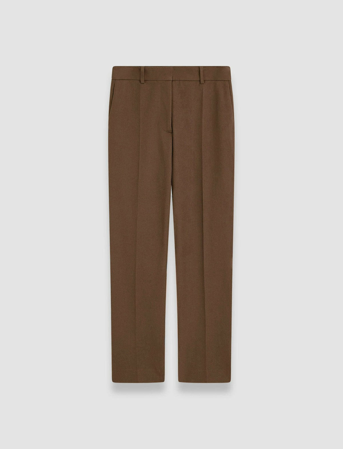 JOSEPH Fashion Women Coleman Gabardine Stretch Trousers Arabica