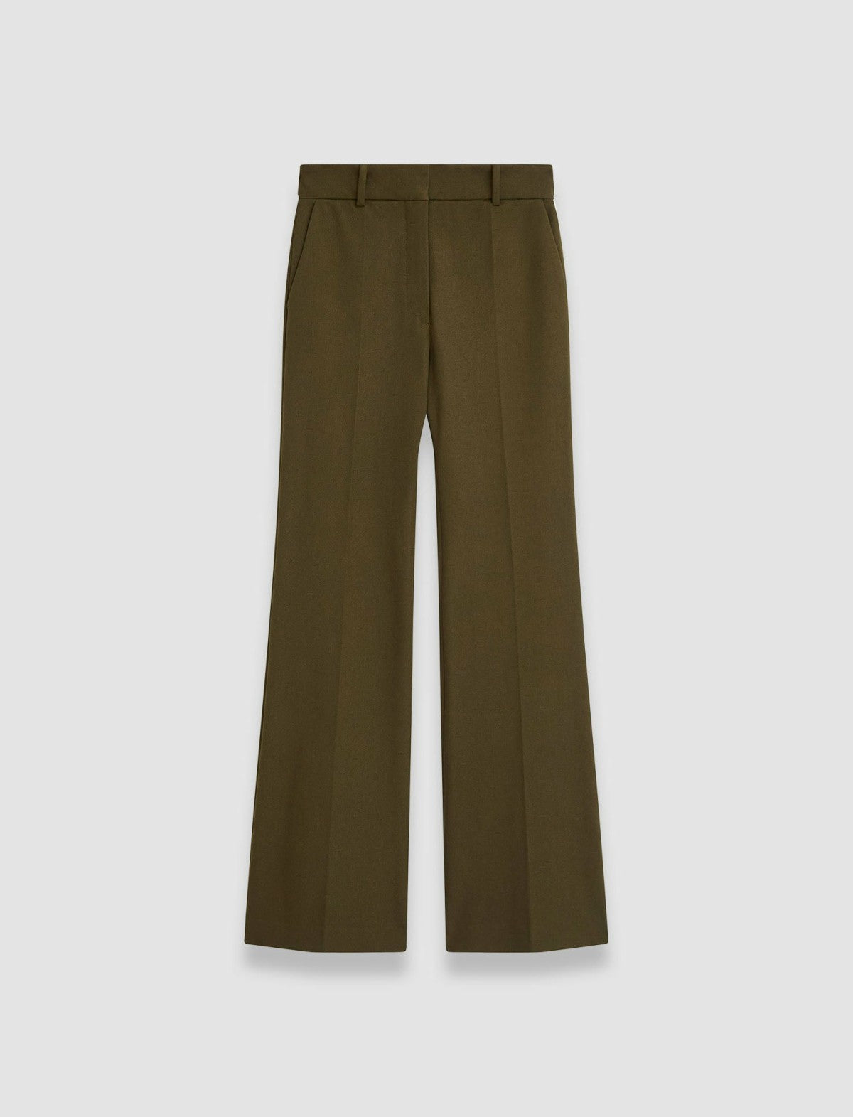 JOSEPH Fashion Women Tafira Gabardine Stretch Trousers Hass Avocado