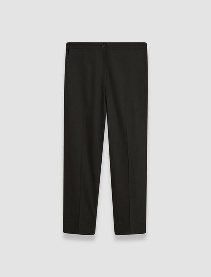 JOSEPH Fashion Women Tottenham Light Gabardine Stretch Trousers Black