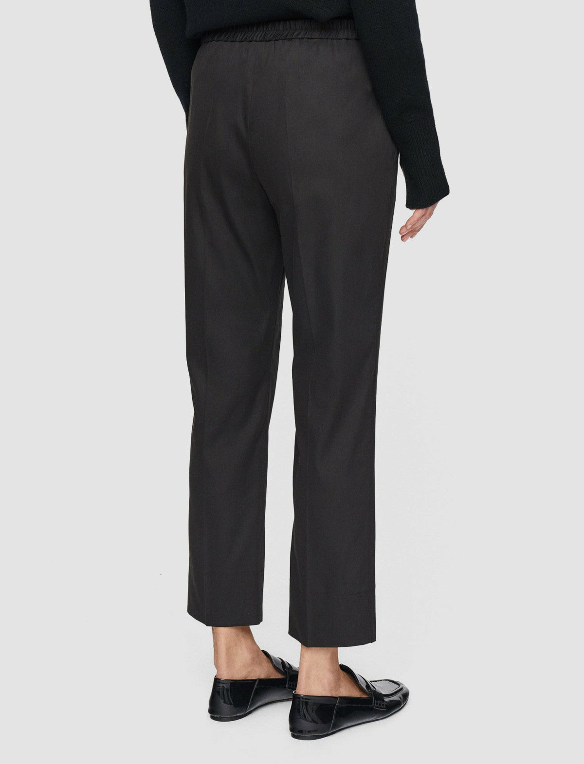 JOSEPH Fashion Women Tottenham Light Gabardine Stretch Trousers Black