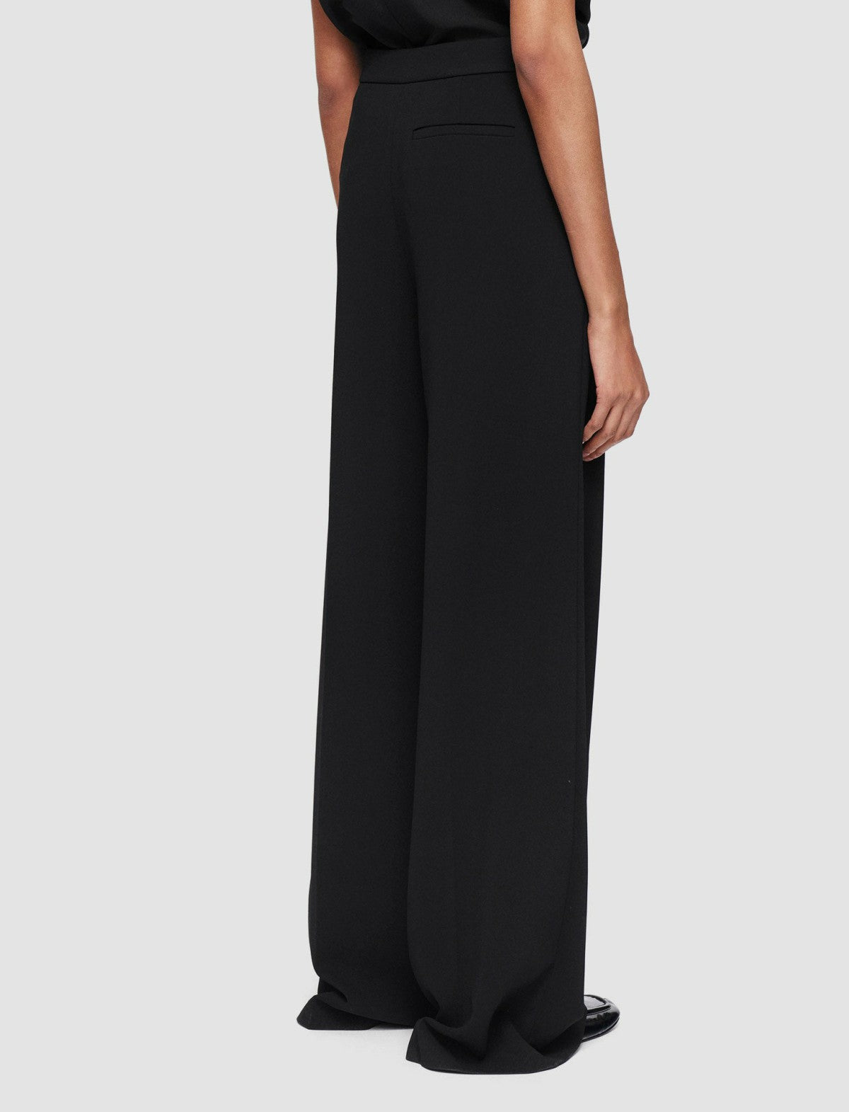 JOSEPH Fashion Women Alane Comfort Cady Trousers Black
