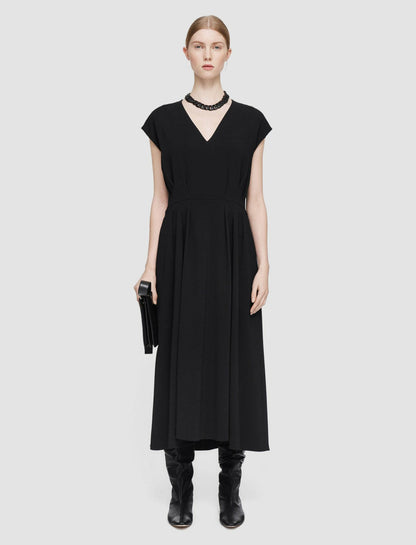 JOSEPH Fashion Women Comfort Cady Turot Dress Black