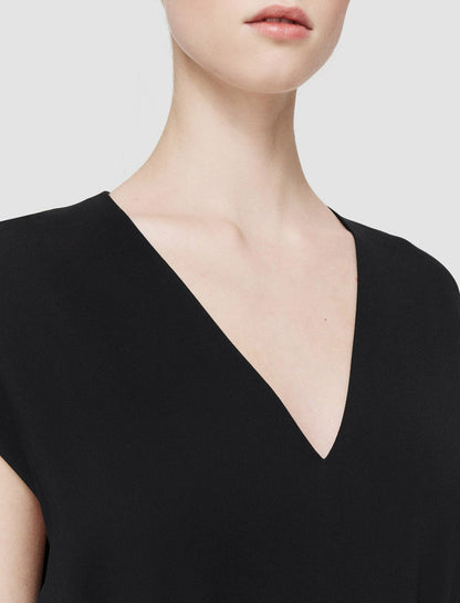 JOSEPH Fashion Women Comfort Cady Turot Dress Black