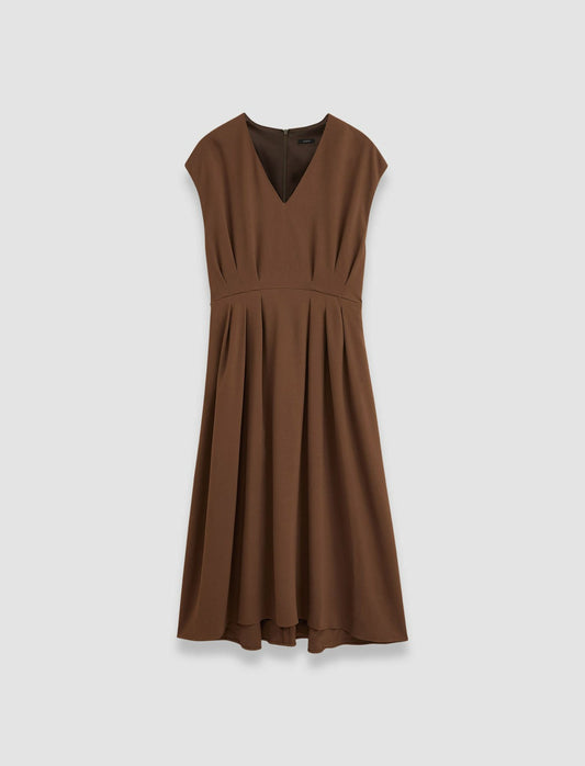 JOSEPH Fashion Women Comfort Cady Turot Dress Arabica