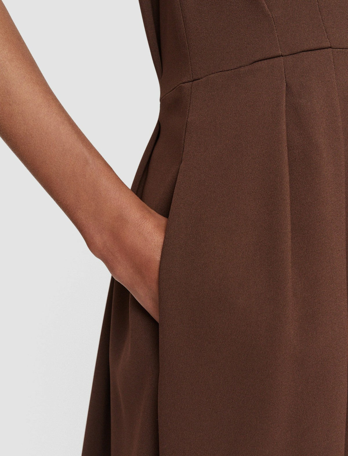 JOSEPH Fashion Women Comfort Cady Turot Dress Arabica