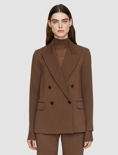 JOSEPH Fashion Women Jaden Comfort Cady Jacket Arabica