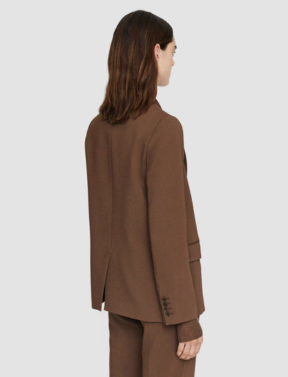 JOSEPH Fashion Women Jaden Comfort Cady Jacket Arabica