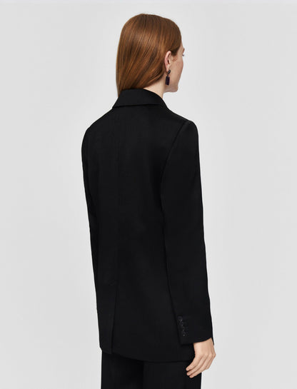 JOSEPH Fashion Women Joffrin Textured Viscose Jacket Black