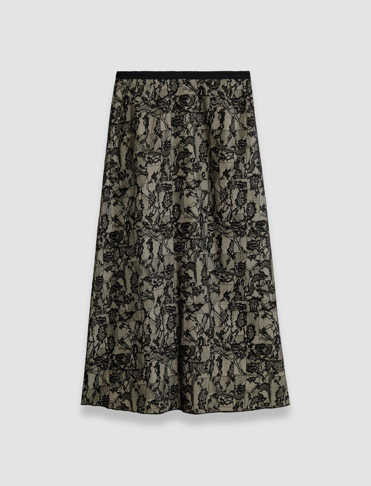JOSEPH Fashion Women Patchwork Lace Skirt Comet Combo