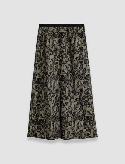 JOSEPH Fashion Women Patchwork Lace Skirt Comet Combo