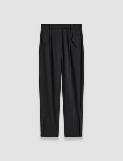 JOSEPH Fashion Women Alexis Fluid Twill Wool Trousers Black