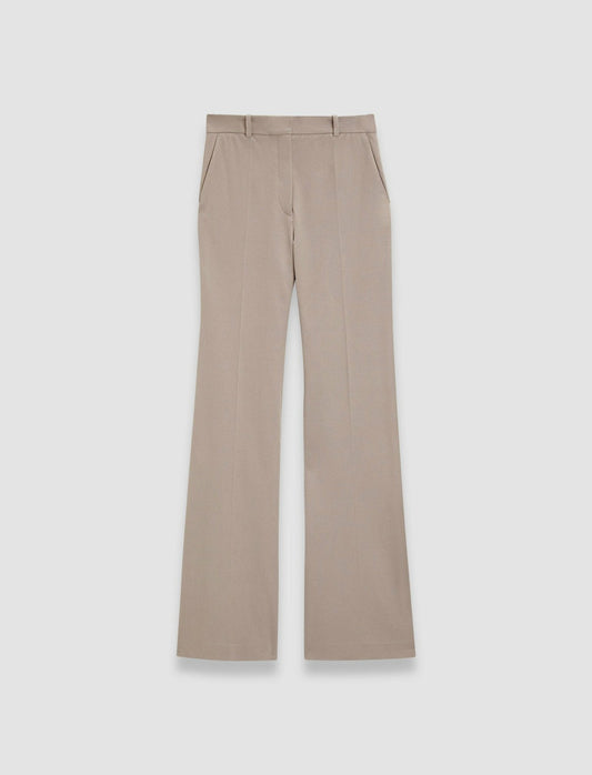 JOSEPH Fashion Women Tafira Gabardine Stretch Trousers Escargot