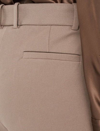 JOSEPH Fashion Women Tafira Gabardine Stretch Trousers Escargot