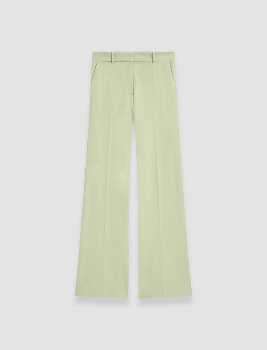 JOSEPH Fashion Women Tafira Gabardine Stretch Trousers Matcha