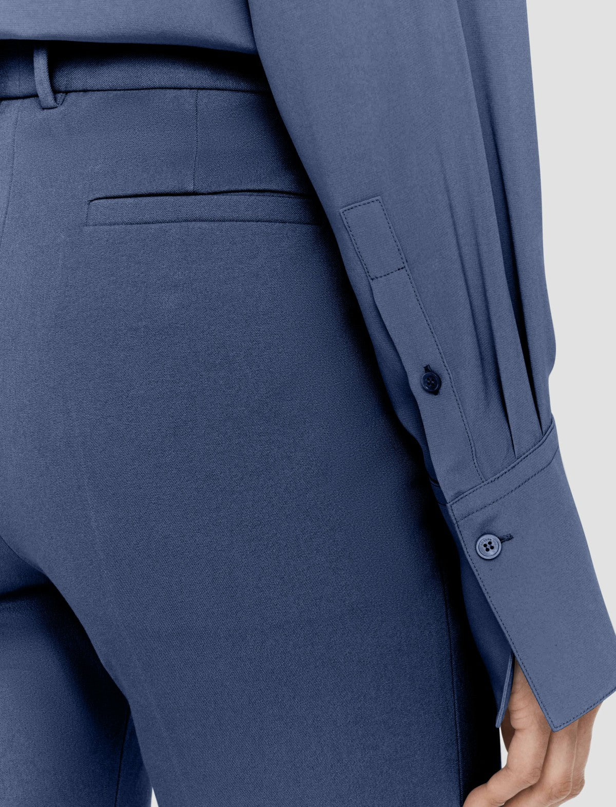 JOSEPH Fashion Women Tafira Gabardine Stretch Trousers Harbour