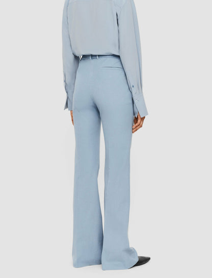 JOSEPH Fashion Women Tafira Gabardine Stretch Trousers Faded Sky