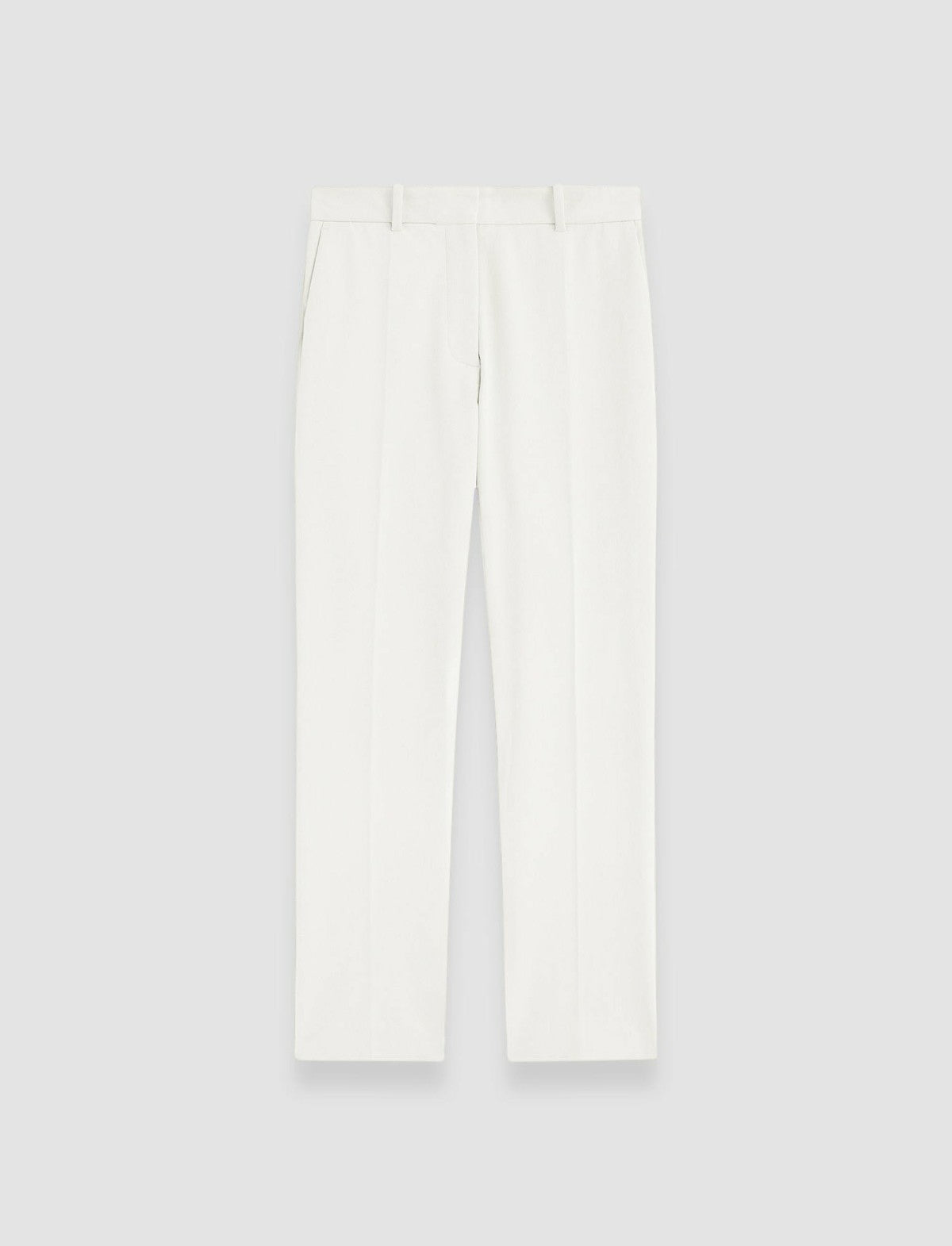 JOSEPH Fashion Women Coleman Gabardine Stretch Trousers White