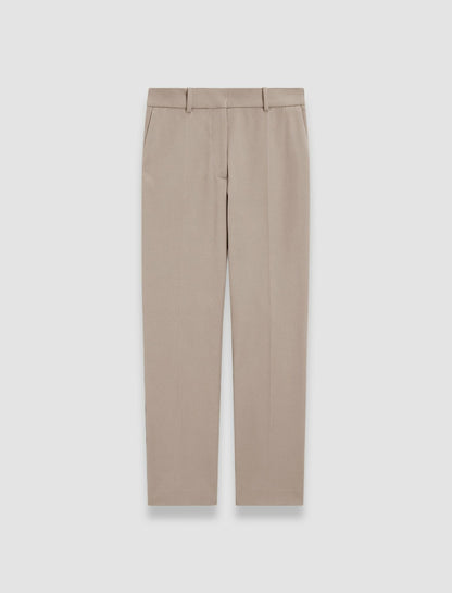 JOSEPH Fashion Women Coleman Gabardine Stretch Trousers Escargot