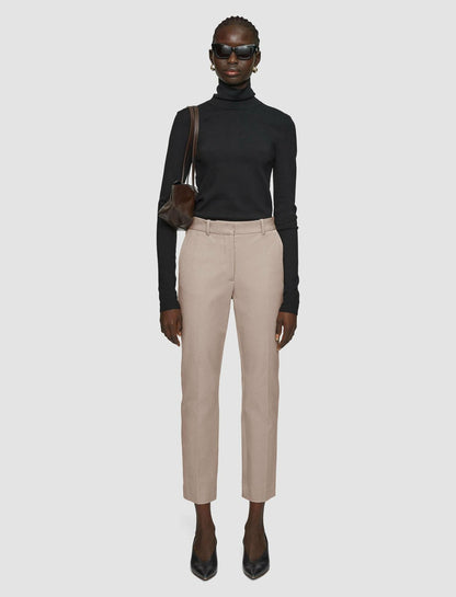JOSEPH Fashion Women Coleman Gabardine Stretch Trousers Escargot