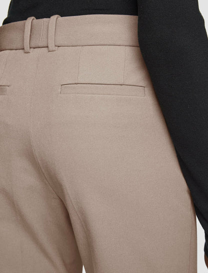 JOSEPH Fashion Women Coleman Gabardine Stretch Trousers Escargot