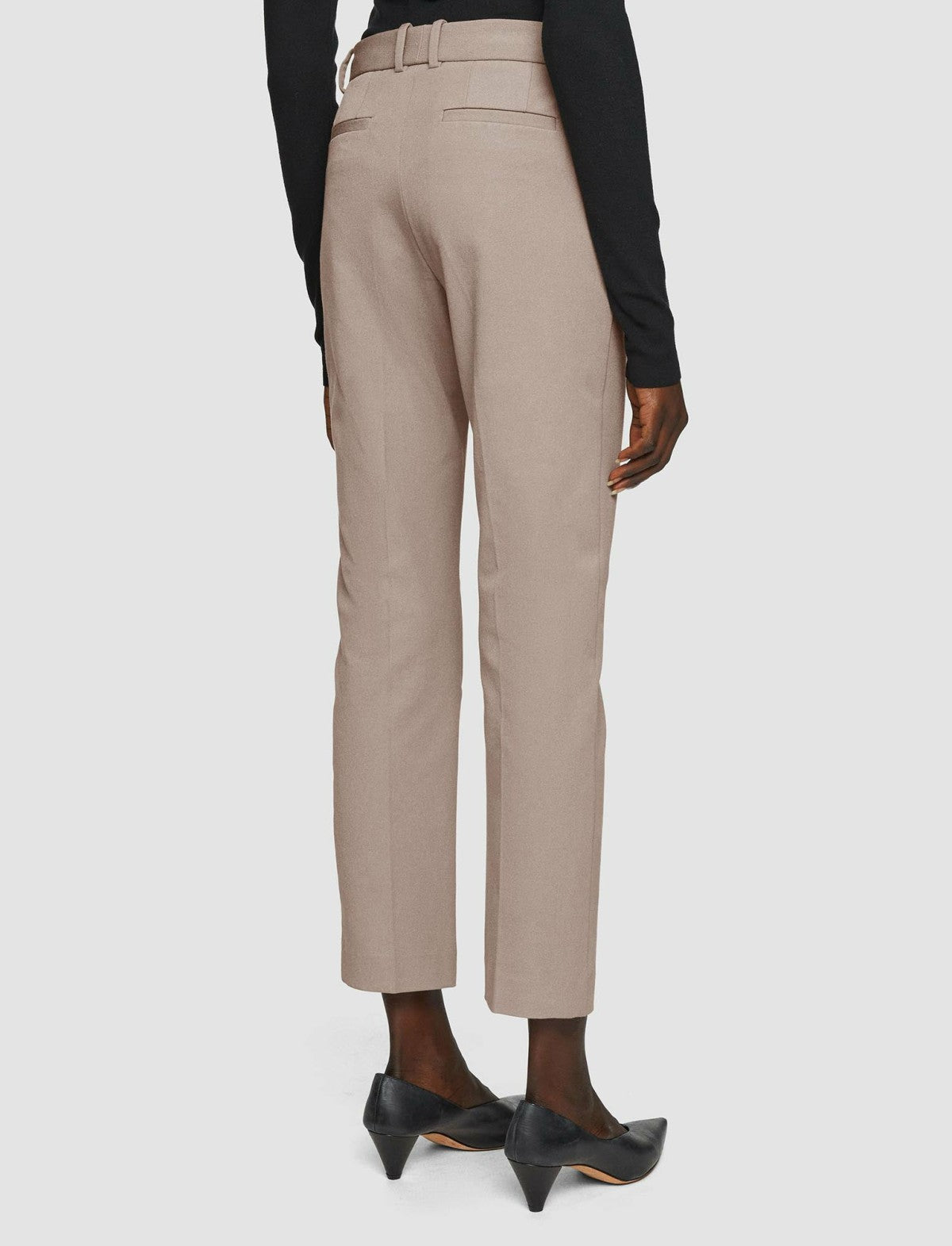 JOSEPH Fashion Women Coleman Gabardine Stretch Trousers Escargot