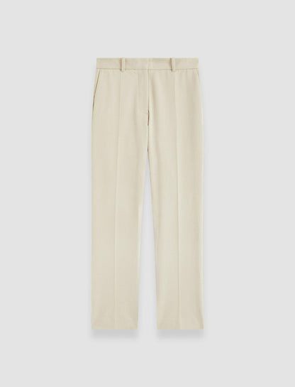 JOSEPH Fashion Women Coleman Gabardine Stretch Trousers Quail