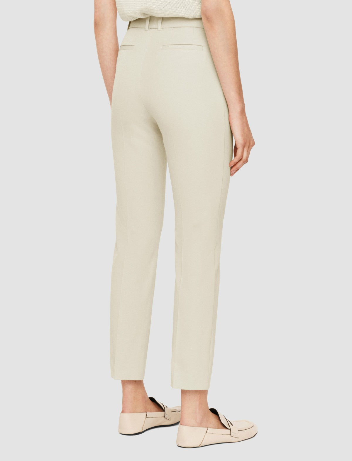 JOSEPH Fashion Women Coleman Gabardine Stretch Trousers Quail