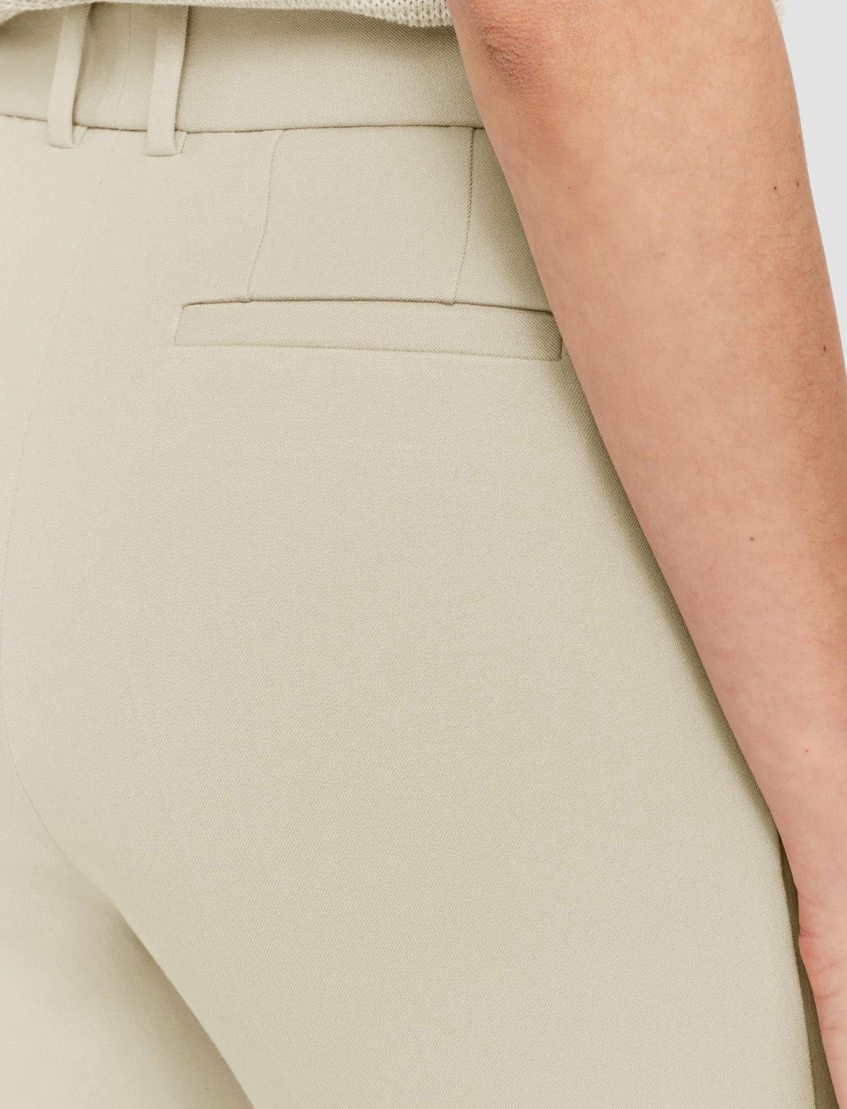 JOSEPH Fashion Women Coleman Gabardine Stretch Trousers Quail