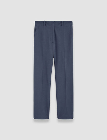 JOSEPH Fashion Women Coleman Gabardine Stretch Trousers Harbour
