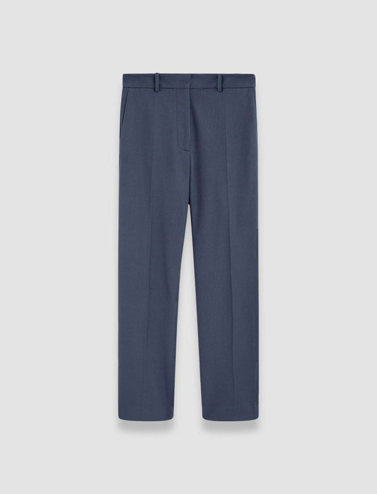 JOSEPH Fashion Women Coleman Gabardine Stretch Trousers Harbour