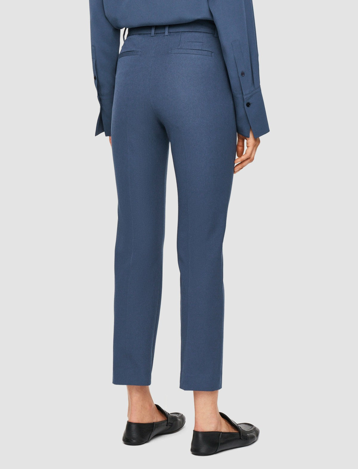 JOSEPH Fashion Women Coleman Gabardine Stretch Trousers Harbour