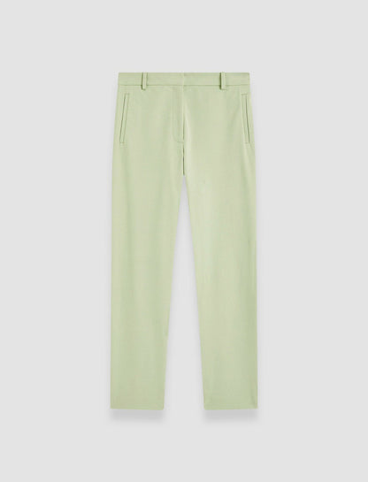 JOSEPH Fashion Women New Eliston Gabardine Stretch Trousers Matcha