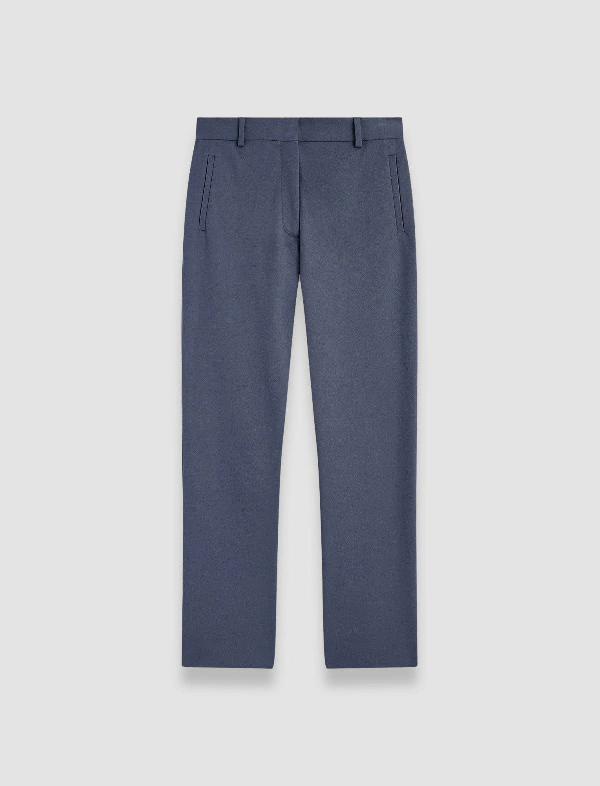 JOSEPH Fashion Women New Eliston Gabardine Stretch Trousers Harbour