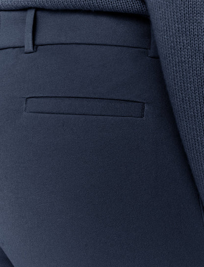 JOSEPH Fashion Women New Eliston Gabardine Stretch Trousers Harbour