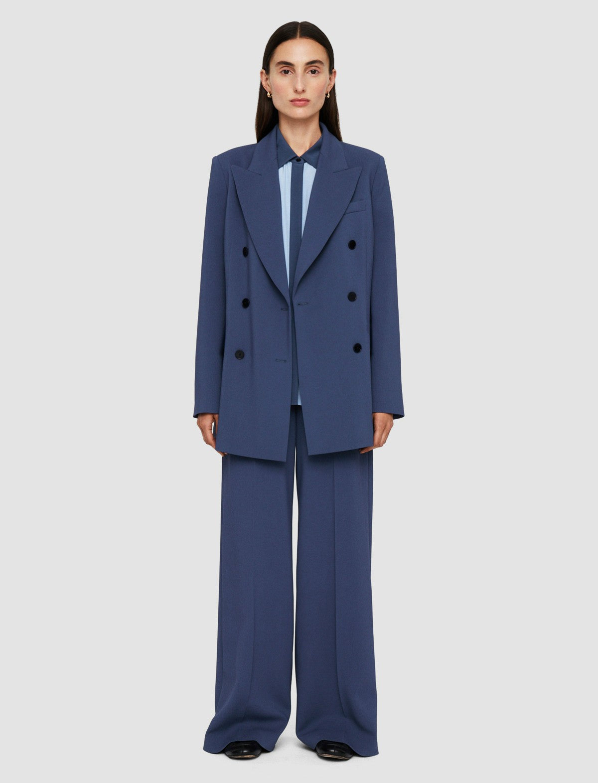 JOSEPH Fashion Women Valery Comfort Cady Jacket Harbour