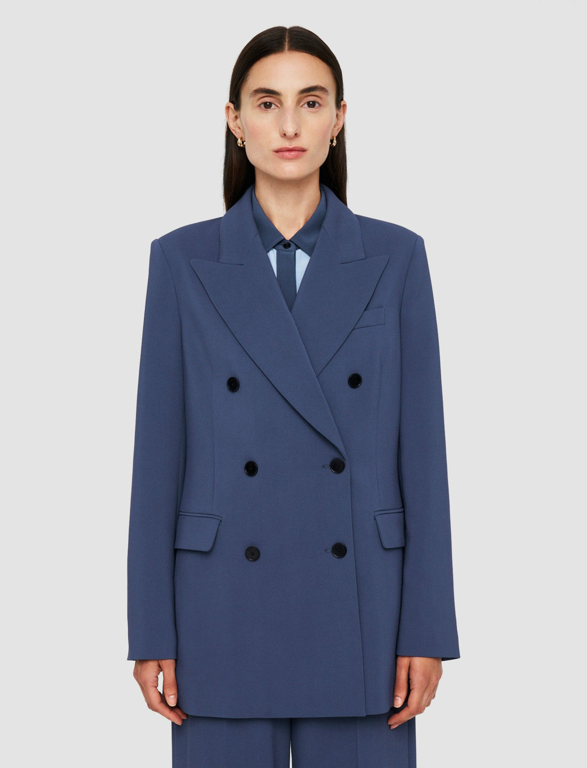 JOSEPH Fashion Women Valery Comfort Cady Jacket Harbour