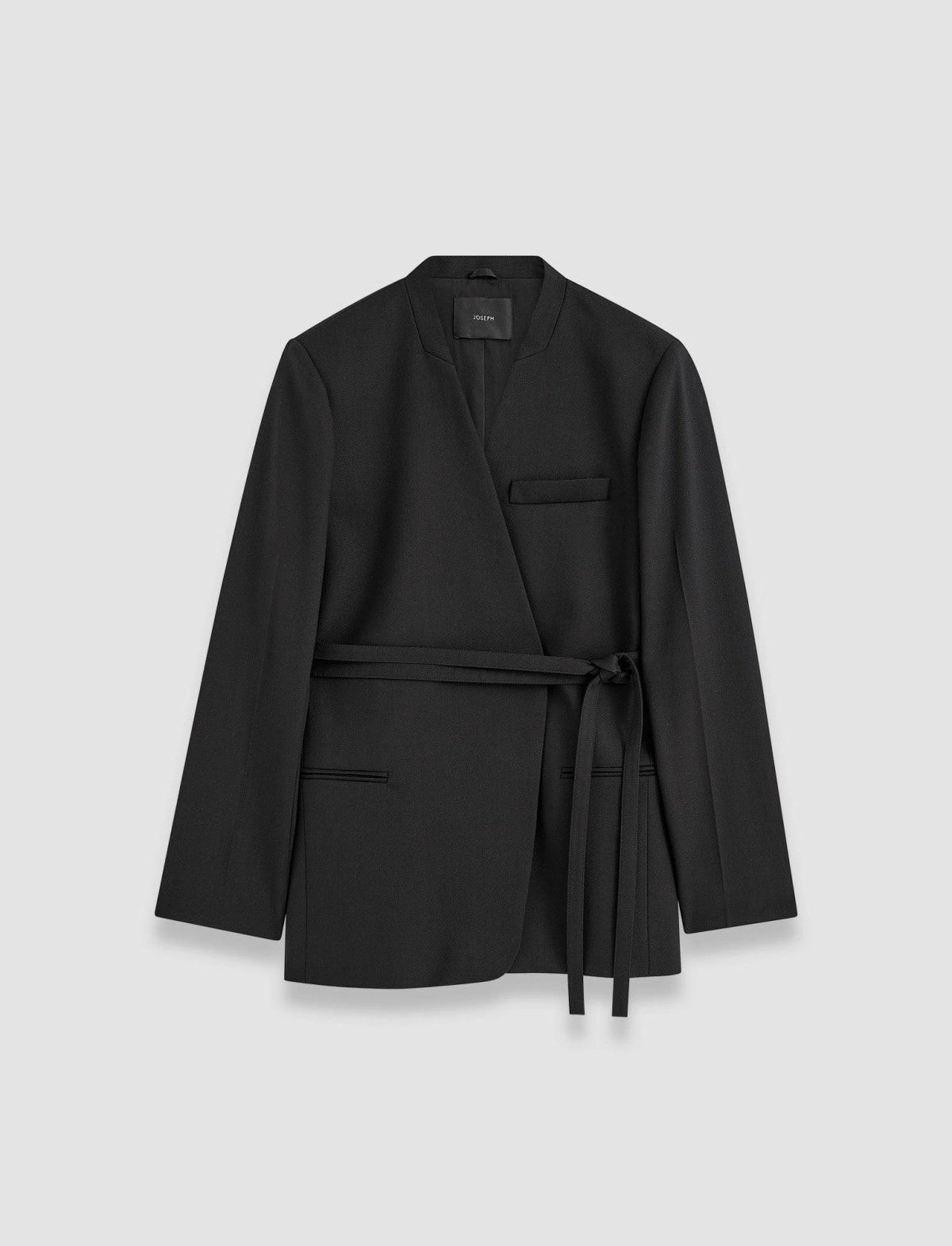 JOSEPH Fashion Women Victor Tailoring Crepe Jacket Black