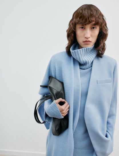 JOSEPH Fashion Women Victor Tailoring Crepe Jacket Faded Sky
