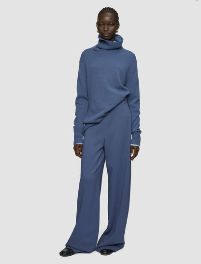 JOSEPH Fashion Women Alane Comfort Cady Trousers Harbour