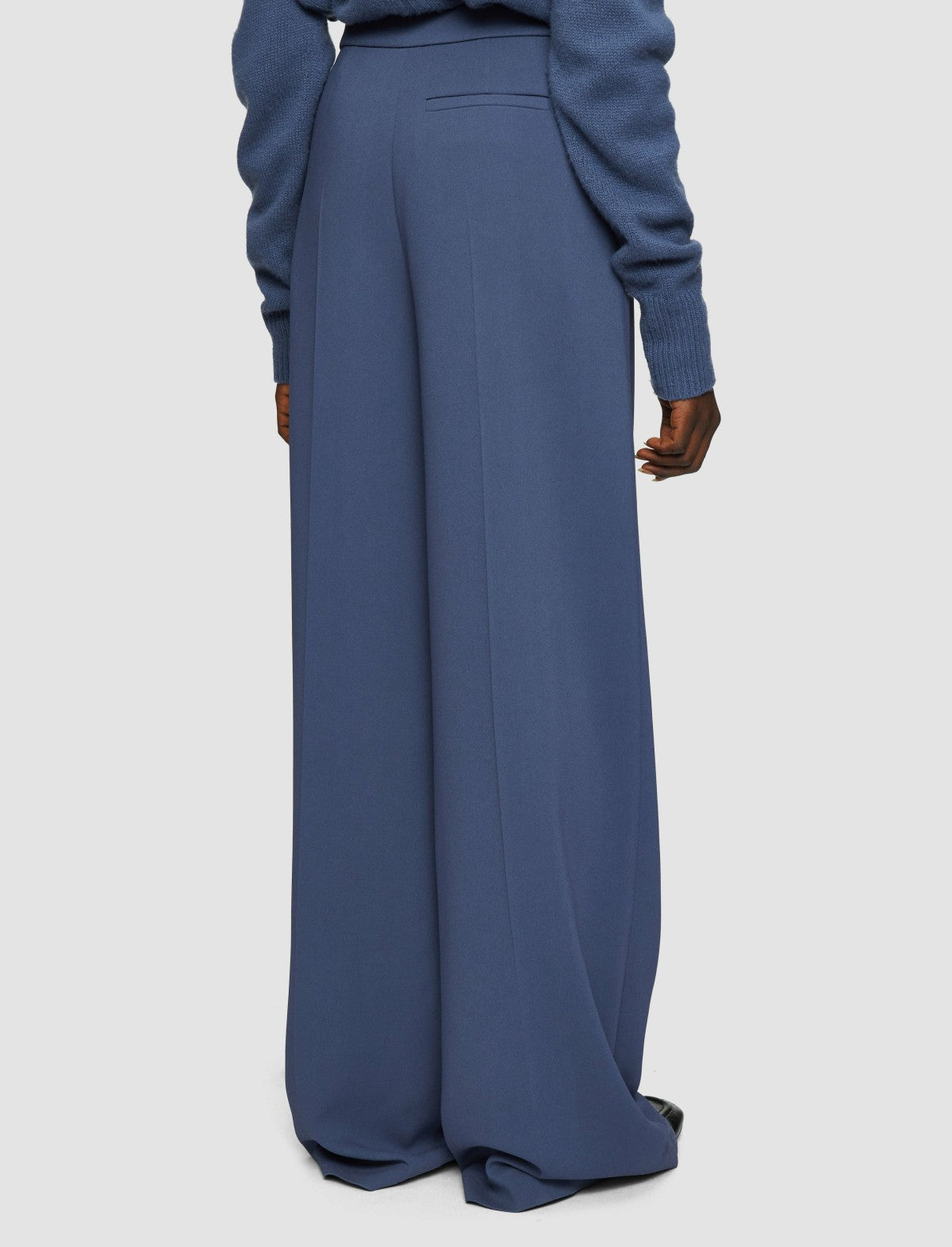JOSEPH Fashion Women Alane Comfort Cady Trousers Harbour