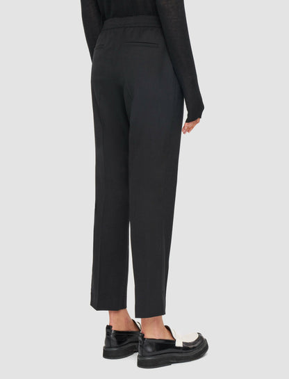 JOSEPH Fashion Women Vilar Tailoring Crepe Trousers Black