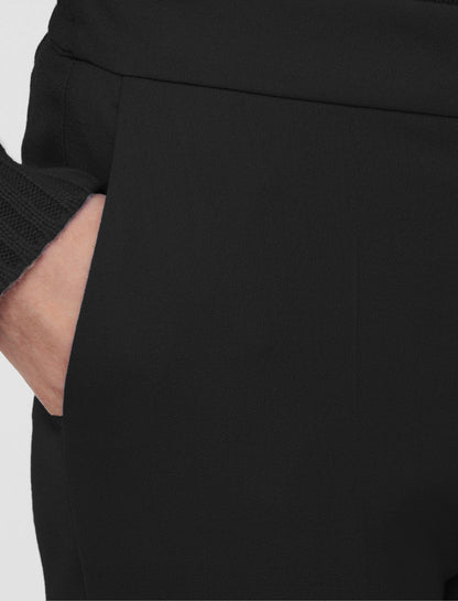 JOSEPH Fashion Women Vilar Tailoring Crepe Trousers Black