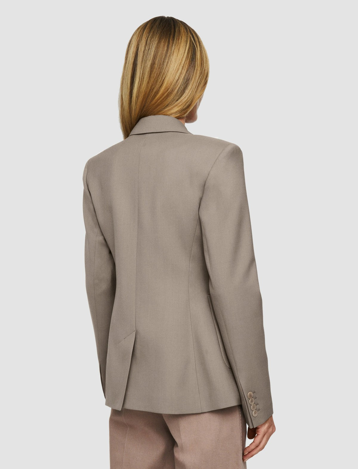JOSEPH Fashion Women Glenview Tailoring Wool Stretch Jacket Escargot