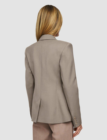 JOSEPH Fashion Women Glenview Tailoring Wool Stretch Jacket Escargot