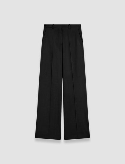JOSEPH Fashion Women Alana Tailoring Wool Stretch Trousers Black
