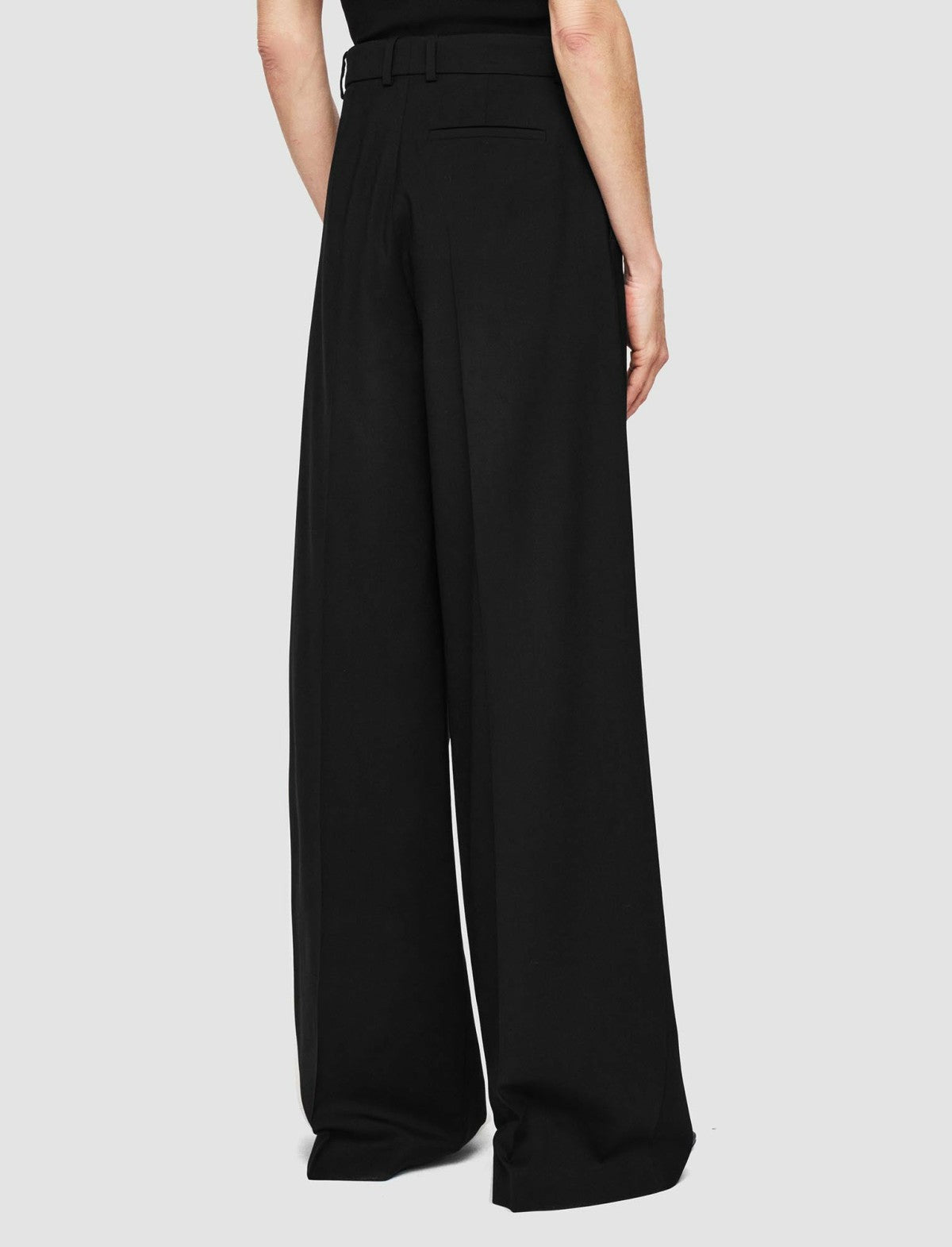 JOSEPH Fashion Women Alana Tailoring Wool Stretch Trousers Black